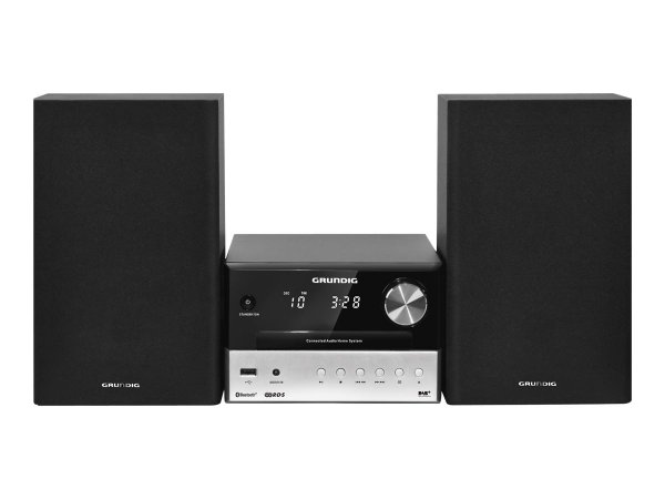 Grundig CMS 3000 BT DAB+ - Microsistema audio per la casa - Nero - Argento - 30 W - DAB+ - FM - PLL