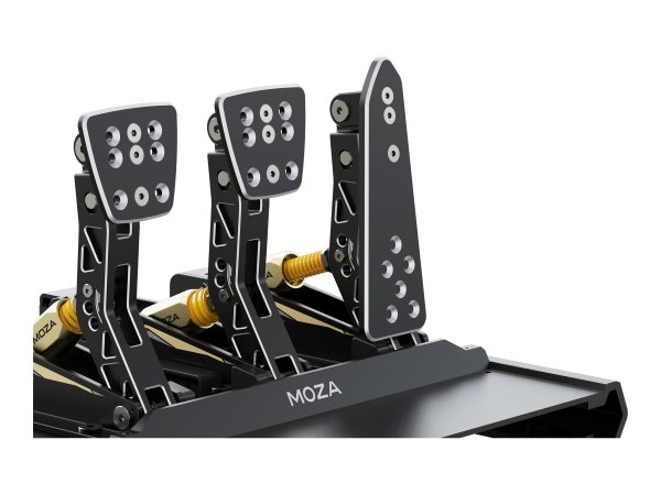 Moza Racing MOZA RS04 - Pedali - PC - 100 kg - Cablato - USB - Nero - Oro - Giallo