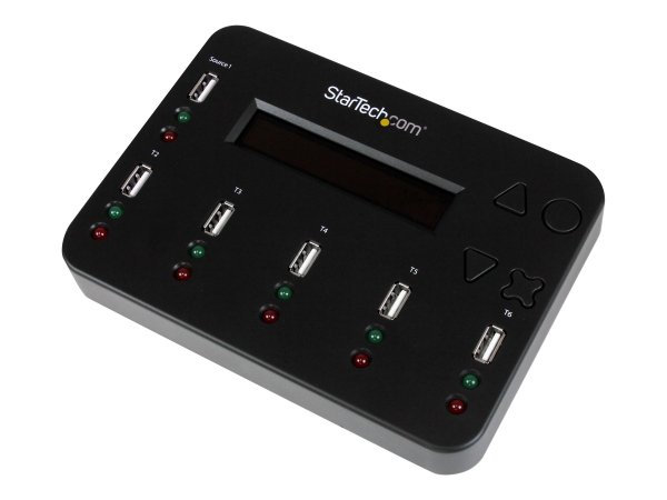 StarTech.com Docking Station per Unità Flash USB - Duplicatore/Eraser Standalone 1:5 per Chiavette U