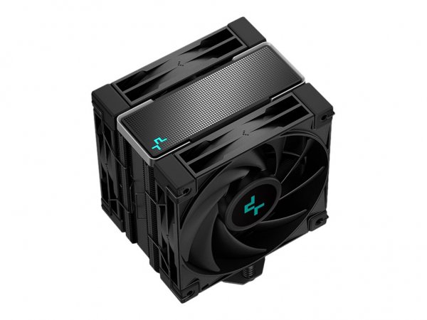 Deepcool AK400 ZERO DARK PLUS - Raffreddatore d'aria - 12 cm - 500 Giri/min - 1650 Giri/min - 28 dB