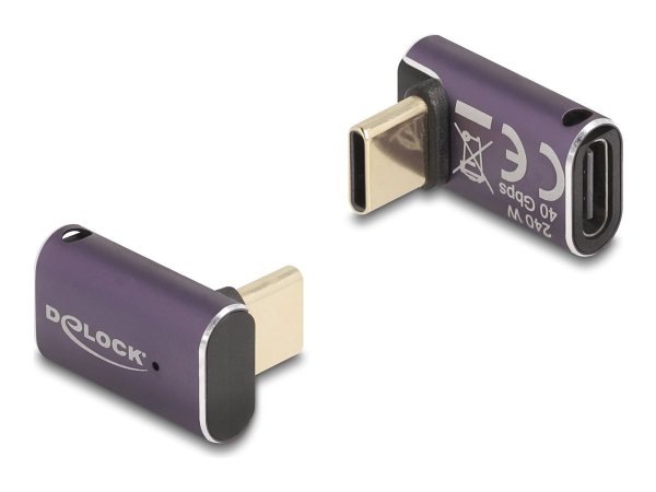 Delock USB Adapter 40 Gbps Type-C St. zu Bu. 8K 60 Hz - Adattatore - Digitale/dati