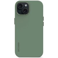 Decoded AntiMicrobial Silicone Backcover iPhone 15 Plus Sage Leaf - Cover - Apple - iPhone 15 Plus -