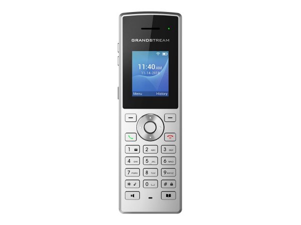 Grandstream WP810 - IP Phone - Nero - Metallico - Cornetta wireless - 2 linee - 2.4/5 GHz - TFT