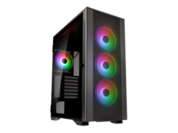 Pro Gamersware Stronghold Prism - Midi Tower - PC - Grigio - ATX - EATX - micro ATX - Mini-ITX - Met