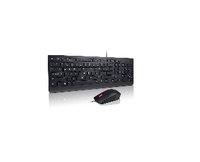 Lenovo 4X30L79886 - Full-size (100%) - Cablato - USB - AZERTY - Nero - Mouse incluso