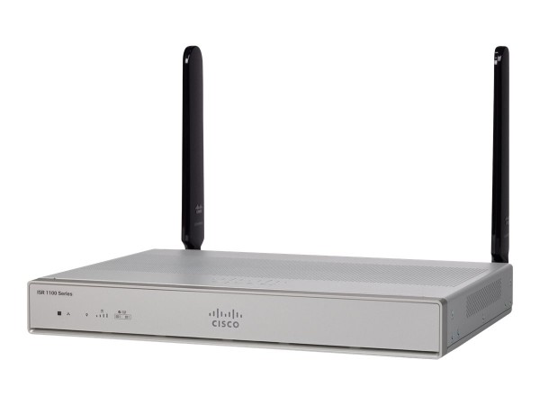 Cisco Integrated Services Router 1117 - Router - DSL modem - 4-port switch - GigE - WAN ports: 2