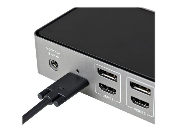 StarTech.com USB-C e USB-A Dock Docking station universale triplo monitor 4K