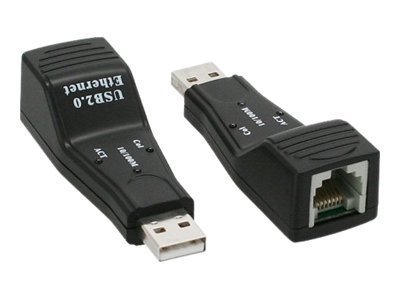 InLine Adattatore di rete Lan Fast Ethernet USB 2.0 - 1x RJ45 10/100MBit