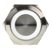 DimasTech PD063 - Pulsante - Acciaio inossidabile - 25 mm