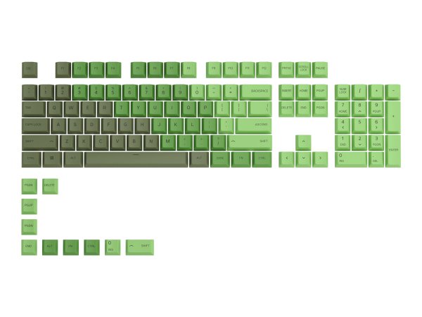 Glorious PC Gaming Race GPBT - Coperchio per tastiera - Polibutilene Tereftalato (PBT) - Verde