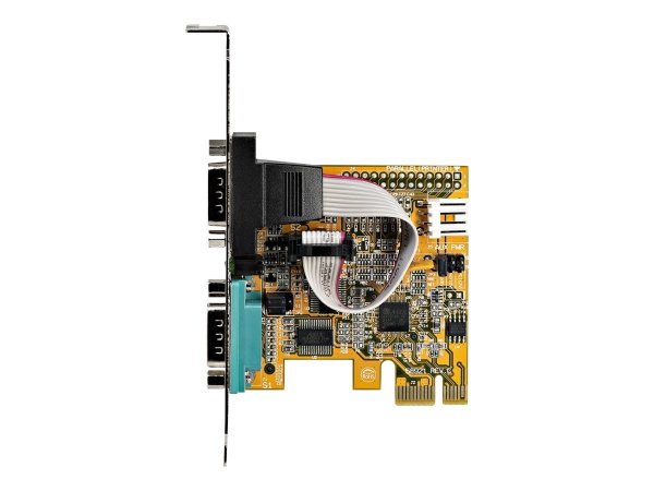 StarTech.com Scheda seriale PCI Express a due porte - Scheda di interfaccia seriale da PCIe a 2x RS2