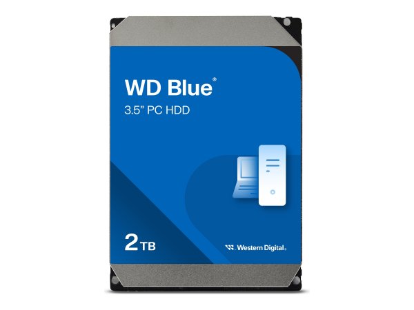 WD Blue WD20EZBX - Festplatte - 2 TB - intern - 3.5" (8.9 cm)