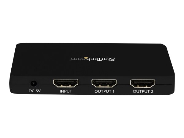 StarTech.com Sdoppiatore Splitter HDMI 4k 30hz 1x2 porte con custodia in alluminio - HDMI - 4096 x 2