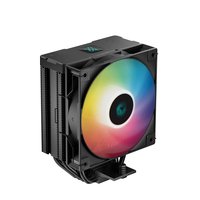 Deepcool AG400 DIGITAL ARGB 4x Heat Pipe All Black Single Tower CPU Air Cooler - AMD socket AM4 (Ryz