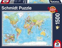 Schmidt SSP Puzzle Die Welt 1500| 58289