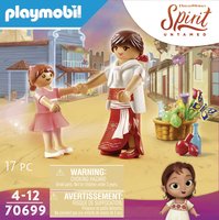 PLAYMOBIL Spirit Piccolo Lucky e mamma Milagro 70699