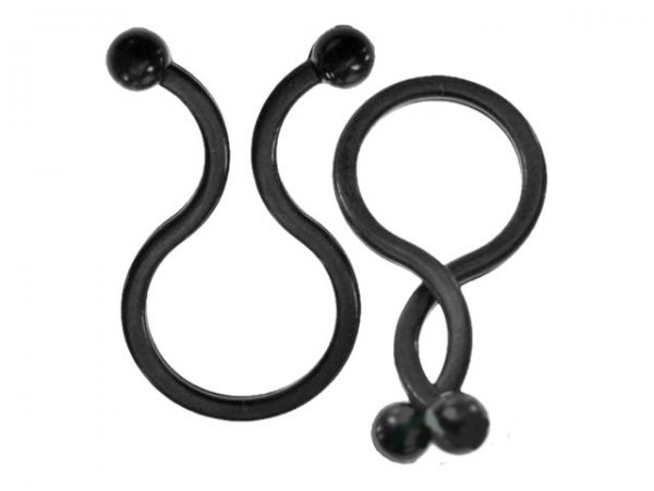 InLine Twist Lock per raggruppamento cavi 3,5-5mm - nero - 10pz .