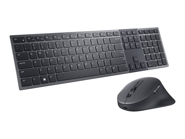 Dell KM900 - Full-size (100%) - RF senza fili + Bluetooth - Tasto con meccanismo a forbici - QWERTZ