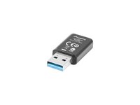 Lanberg NC-1200-WI - Wireless - USB - WLAN - 5000 Mbit/s - Nero