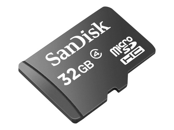 SanDisk microSDHC 32GB - 32 GB - MicroSDHC - Classe 4 - Nero