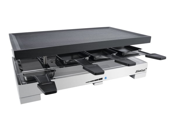 Steba RC 68 - Raclettegrill - 1.2 kW - Black/Stainless