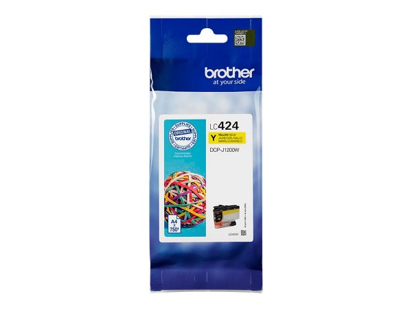 Brother LC-424Y - 750 pagine - 1 pz - Confezione singola