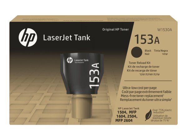 HP Kit di ricarica del toner nero originale LaserJet Tank 153A - 2500 pagine - Nero - 1 pz