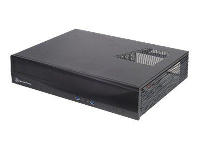 SilverStone ML03 - HTPC - PC - Nero - micro ATX - Mini-ATX - Mini-ITX - Alluminio - Plastica - SECC