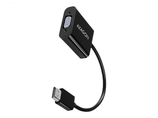 AXAGON RVH-VGAN - 0,15 m - HDMI tipo A (Standard) - VGA (D-Sub) - Maschio - Femmina - Dritto