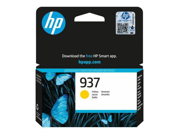 HP 937 Yellow EN/DE/PL/CZ Original Ink Cartridge - Originale - Cartuccia di inchiostro