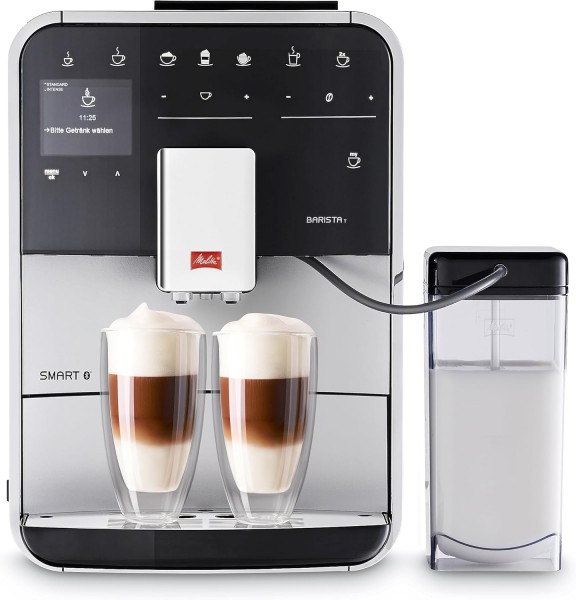 MELITTA Barista Smart T - Macchina per espresso - 1,8 L - Caffè macinato - 1450 W - Argento