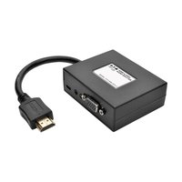 Tripp P131-06N-2VA-U - VGA - 2x VGA - HDMI - Nero - 0,15 m - 1920 x 1440