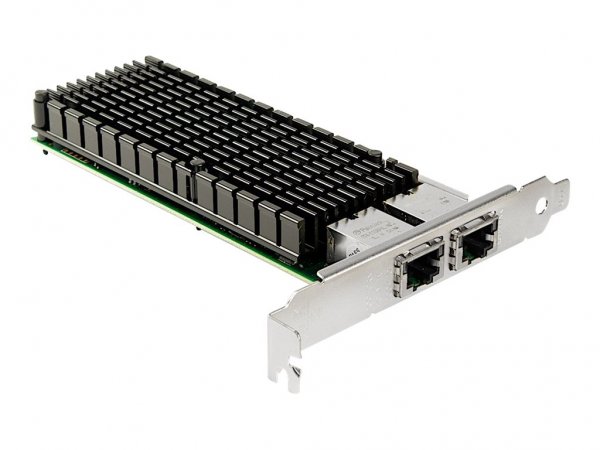 Inter-Tech ST-7214 - PCIe - RJ-45 - PCI 2.1 - Nero - Argento - PC - Passivo