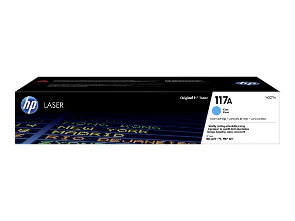 HP 117A - Cyan - original - toner cartridge (W2071A)