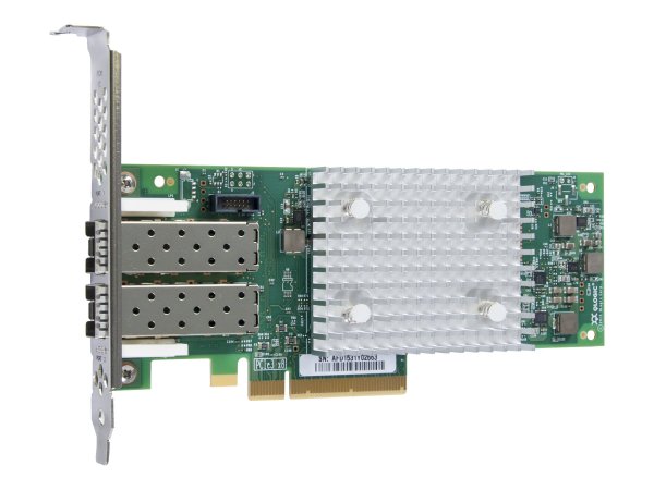 Fujitsu QLE2692 - Interno - Cablato - PCI Express - Fibra - 16000 Mbit/s - Verde - Acciaio inossidab