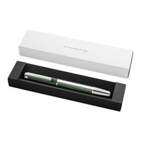 Pelikan Pura P40 - Verde - Argento - Sistema di riempimento della cartuccia - Alluminio - Acciaio in