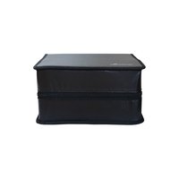 MEDIARANGE BOX95 - Custodia a borsellino - 400 dischi - Nero - Ecopelle - 120 mm - Nero