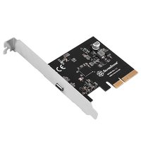 SilverStone ECU06 - PCIe - USB 3.2 Gen 2 (3.1 Gen 2) - A basso profilo - PCIe 3.1 - 20 Gbit/s - 0 -