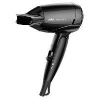 Braun Asciugacapelli Satin Hair 1 HD130 1200W Nero - Nero - Anello di sospensione - 1200 W - 100 - 2