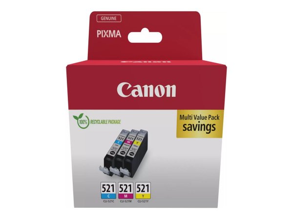 Canon CLI-521 Ink Cartridge Multipack