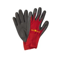 WOLF-Garten GH-BO 10 - Guanti da giardinaggio - Nero - Rosso - Wash 30 °C