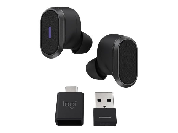 Logitech Zone - True Wireless Stereo (TWS) - Musica e Chiamate - 13 g - Auricolare - Grafite