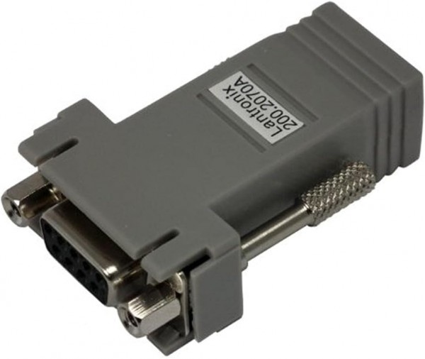 Lantronix 200.2070A cavo di interfaccia e adattatore RJ45 DB9 Grigio