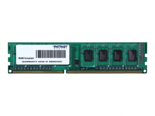 PATRIOT Memory 4GB PC3-12800 - 4 GB - 1 x 4 GB - DDR3 - 1600 MHz - 240-pin DIMM