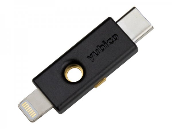 YUBICO YubiKey 5Ci - MacOS - Android - Windows - ChromeOS - Nero - USB-C - Lightning