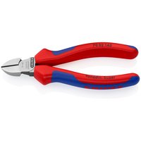 KNIPEX 70 02 140 SB Seitenschneider schwarz, 140mm - - Mindestbestellmenge: 1 Stück Knipex-Werk Seit