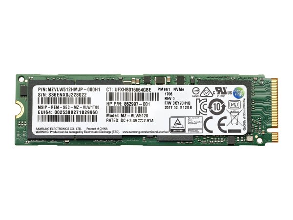 HP 512GB PCIe 4x4 NVMe TLC SSD - 512 GB - M.2