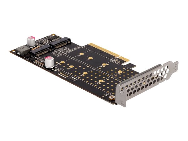 Delock Scheda PCI Express x8 a 2 x interno NVMe M.2 Chiave M - Biforcazione - Fattore di forma a bas