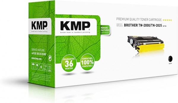 Toner KMP B-T10 nero compatibile per brother TN-2000