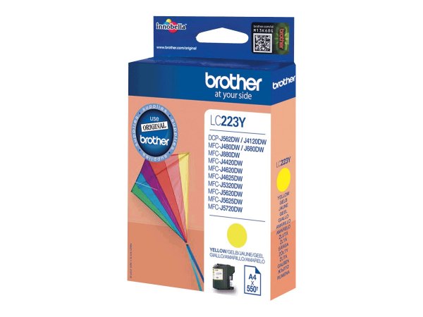 Brother LC223Y - Yellow - original